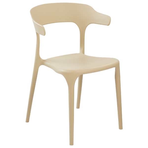 Esszimmerstuhl 8er Set GUBBIO Sandbeige