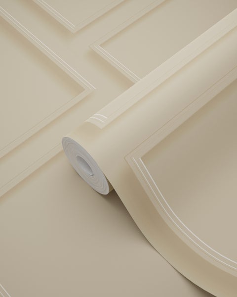 ESTAhome Tapete Holzwandverkleidung Sandbeige - 50 x 900 cm - 139928
