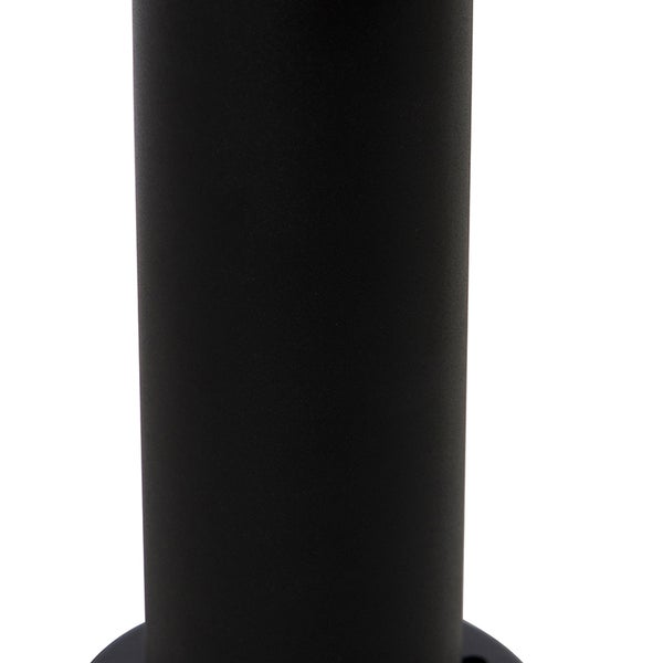 Außenstehleuchte schwarz mit klarer Kugel 50 cm IP44 - Sfera