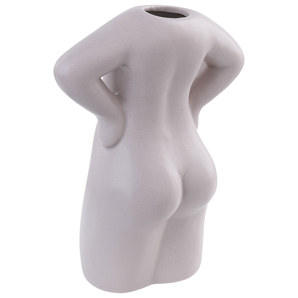 Blumenvase KILKIS Keramik 24 cm Beige