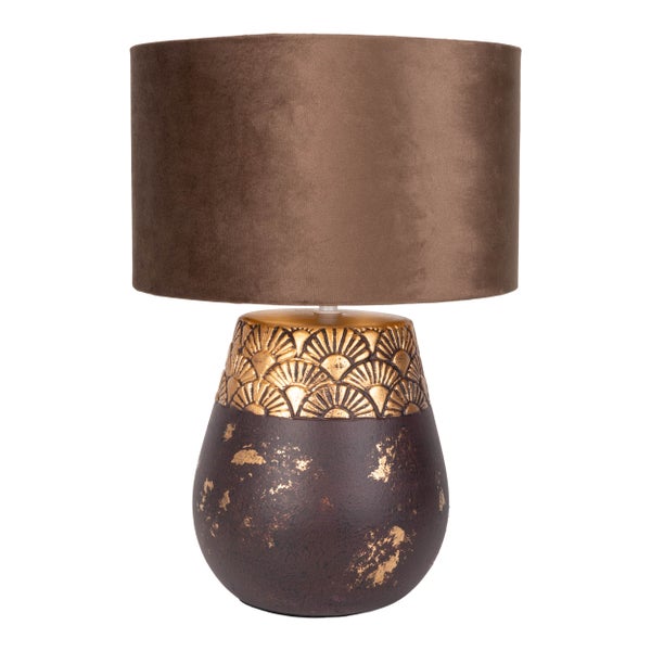 Dekorative Tischleuchte mit Lampenschirm