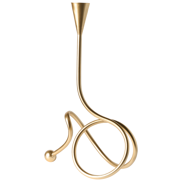 Goldener Kerzenständer aus Metall