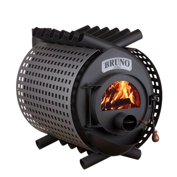 Bruno Pyrokamin mit Flammen