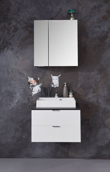 Badezimmer Waschbeckenunterschrank mit Spiegel und Schubladen