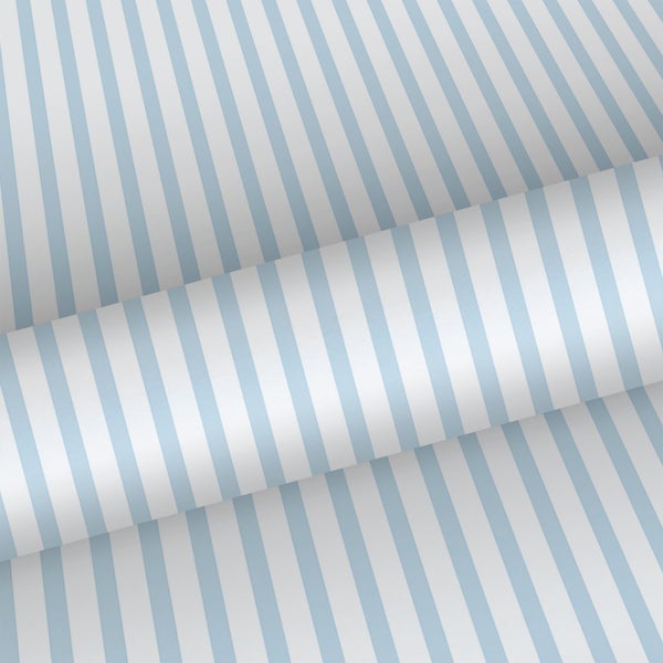 Sanders und Sanders Tapete Streifen Blau und Weiß - 53 cm x 10 m - 640473