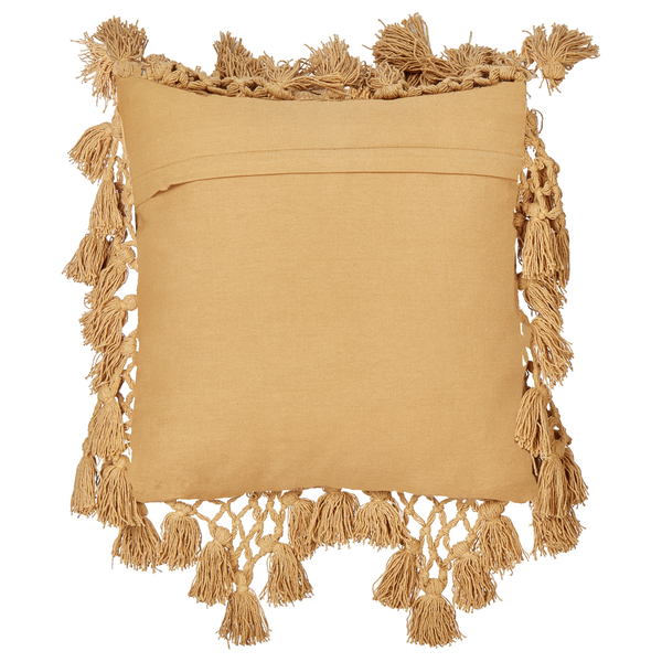 Dekokissen 2er Set OLEARIA Baumwolle 45 x 45 cm Sandbeige Ohne Muster