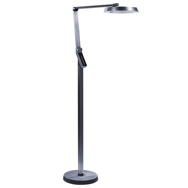 LED Stehlampe CARINA mit Dimmer Metall Dunkelgrau