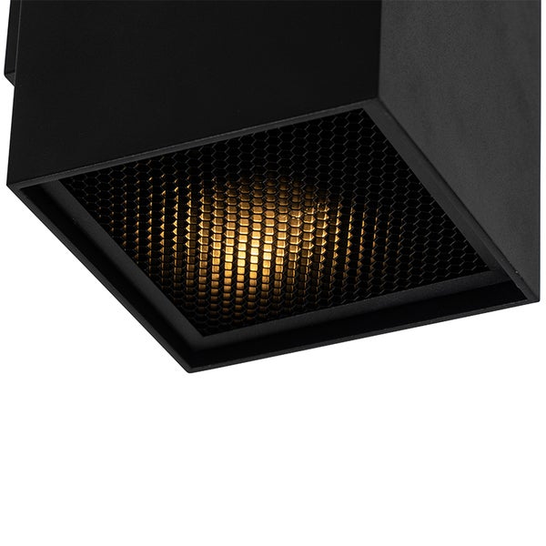 Design Wandleuchte schwarzes Quadrat - Sab Honey
