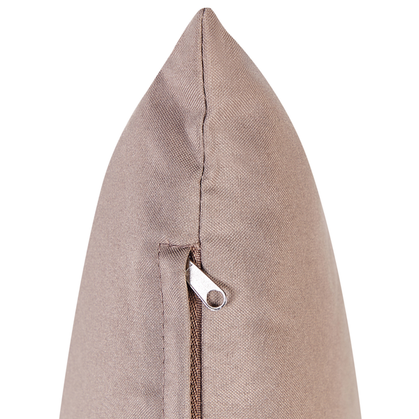 Garten-Eckmodul CERRETO Bambusholz Taupe