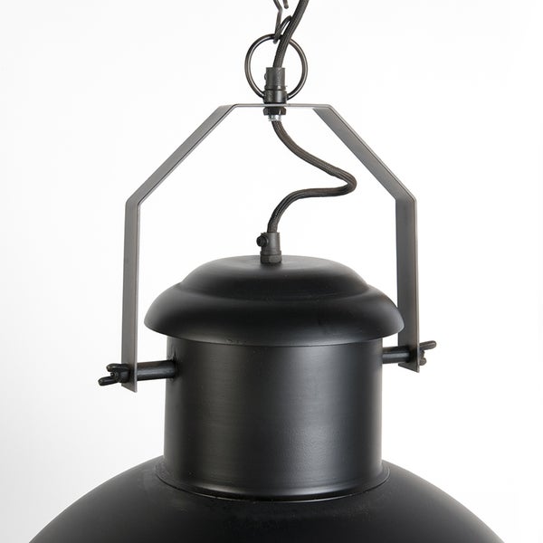 Industrielle Hängelampe schwarz mit grau - Engine
