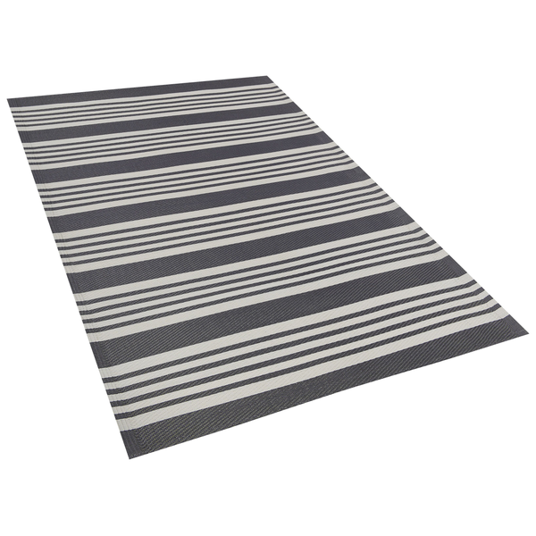 Outdoorteppich DELHI Schwarz 120 x 180 cm
