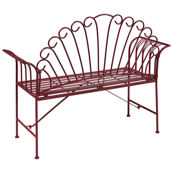 Metall Gartenbank für zwei Personen