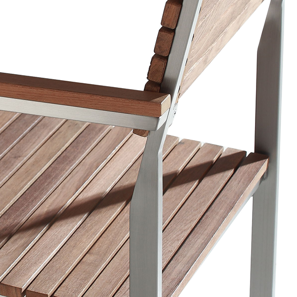 Gartenstuhl 6er Set VIAREGGIO Teakholz Braun