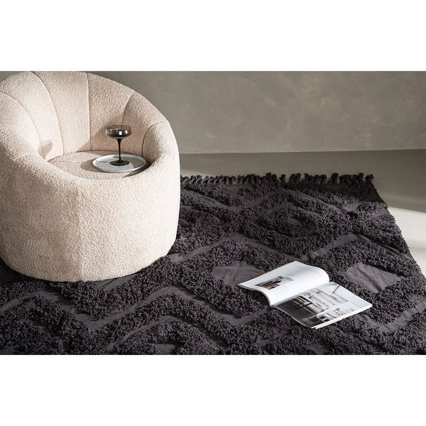 Hilma Teppich 350x250cm dunkel grau. 250 X 350 X 2 cm
