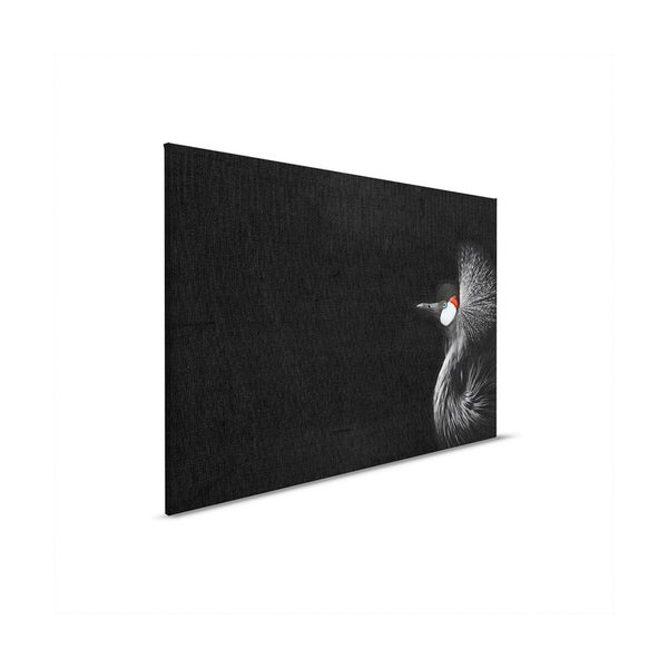 Leinwandbild mit einem Graukronenkranich