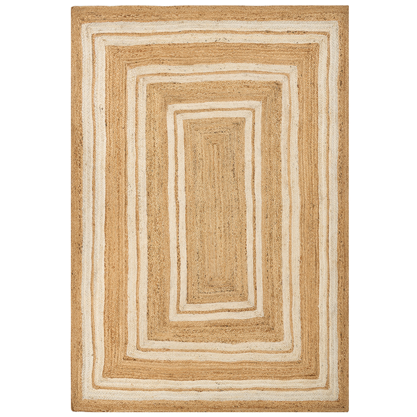 Teppich ELMALI 160 x 230 cm Jute Beige