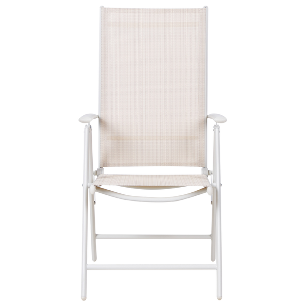 Gartenstuhl 6er Set CATANIA Metall Beige