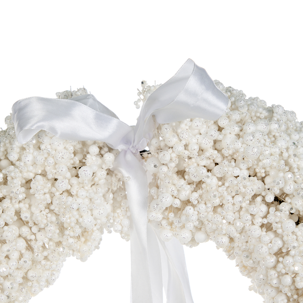 Dekorativer Kranz mit Schleife für festliche Anlässe