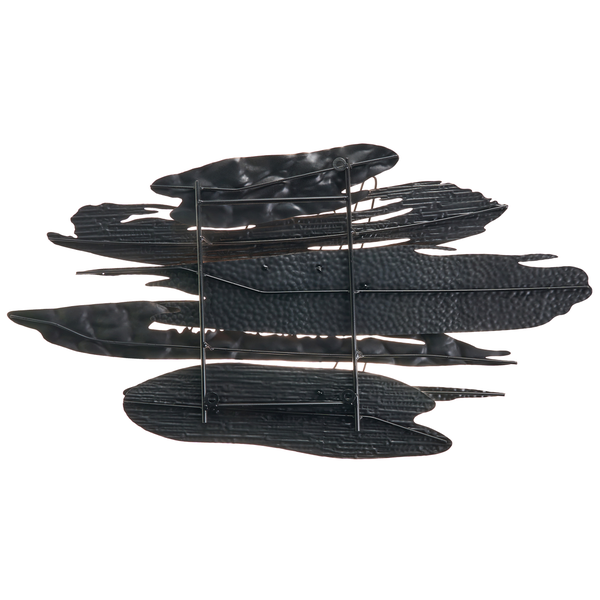 Wanddekoration aus Metall mit abstraktem Design