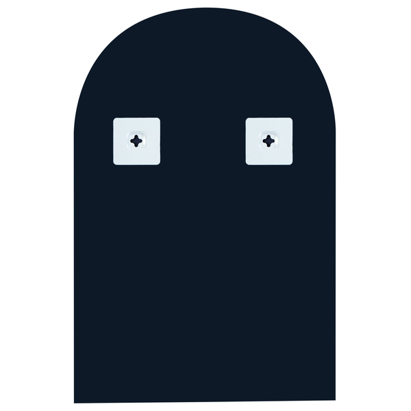 Rechteckiger Spiegel mit abgerundeten Ecken