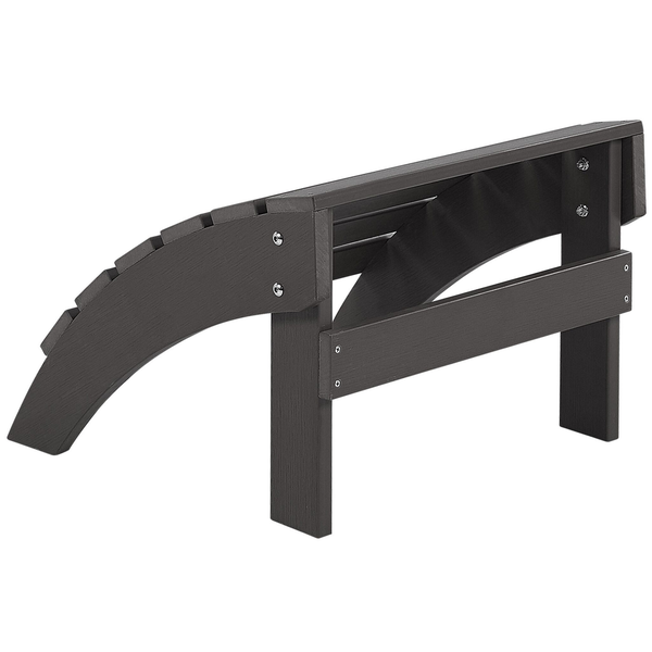 Garten Fußhocker ADIRONDACK Dunkelgrau