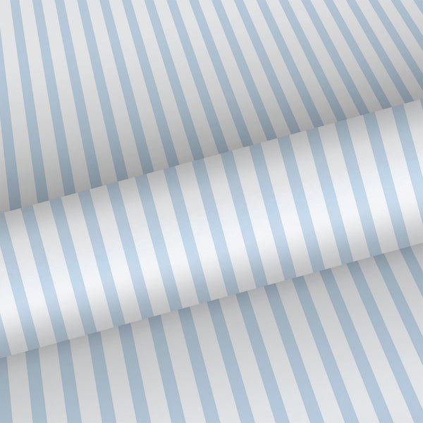 Sanders und Sanders Tapete Streifen Blau und Weiß - 53 cm x 10 m - 640590