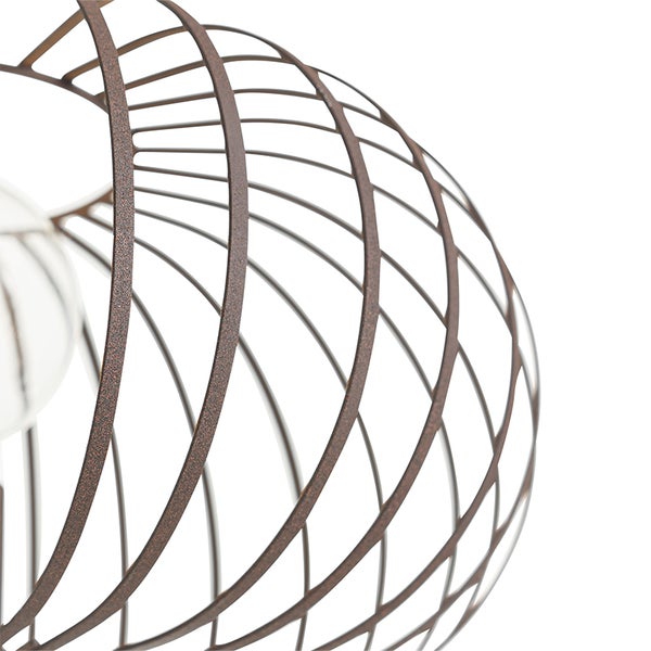 Design-Stehleuchte Rostbraun Draht - Johanna