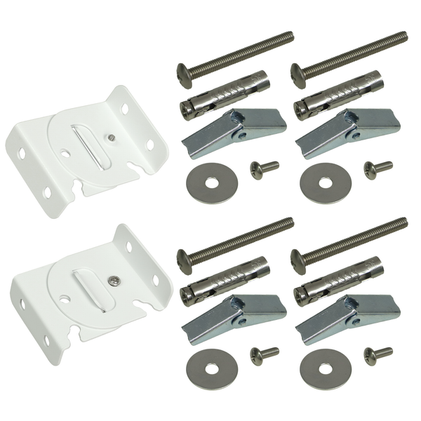 Befestigungsmaterial für Plissee Rollos inklusive Halterung