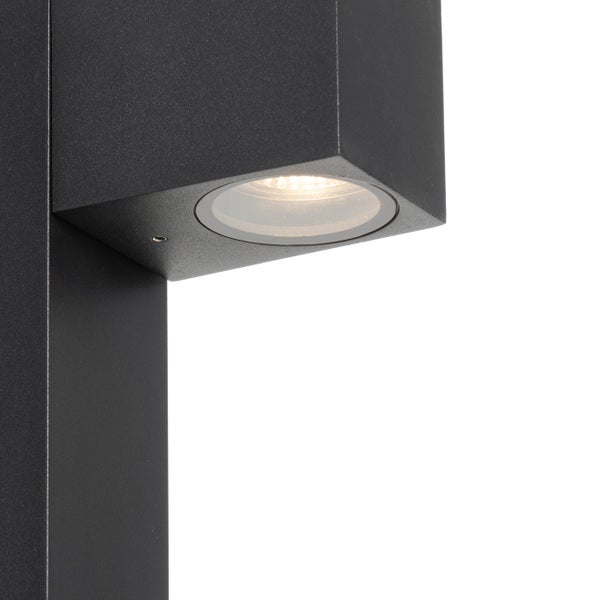 Industrielle stehende Außenlampe schwarz 65 cm IP44 - Baleno