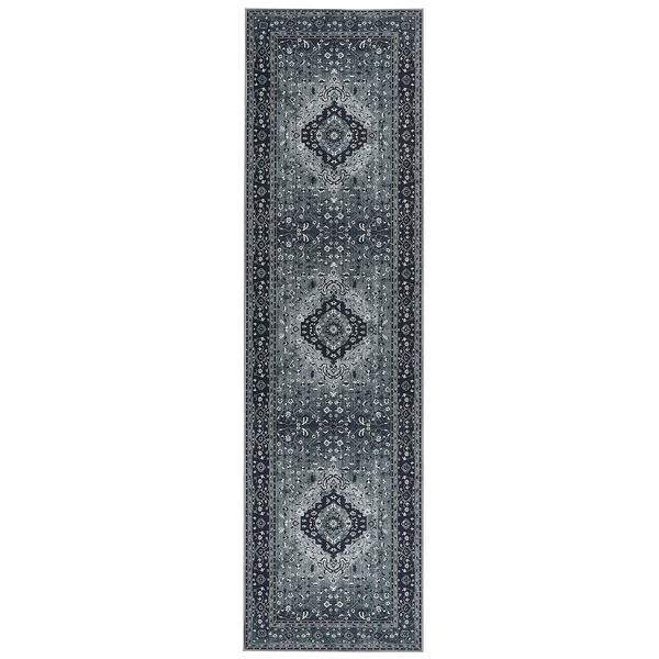 Teppich VADKADAM Grau 80 x 300 cm