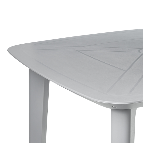 Gartentisch SORICO 86 cm 86 cm Grau