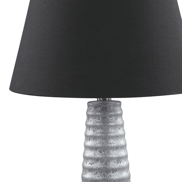Tischleuchte VILNIA Keramik Silber