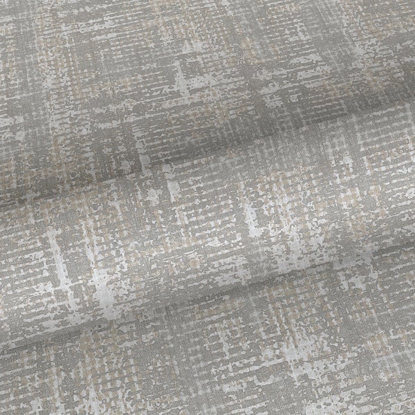 Sanders und Sanders Tapete Leinen-Optik Grau - 53 cm x 10 m - 640259