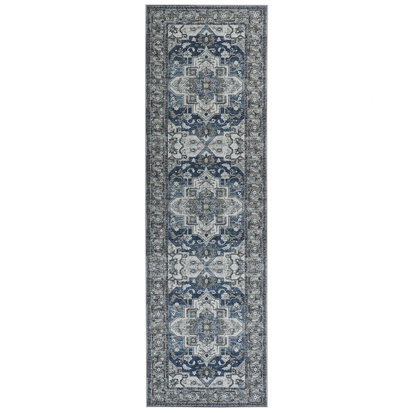 Teppich KOTTAR Blau 60 x 200 cm
