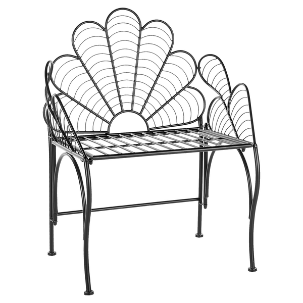 Gartenstuhl LIGURIA Metall Schwarz