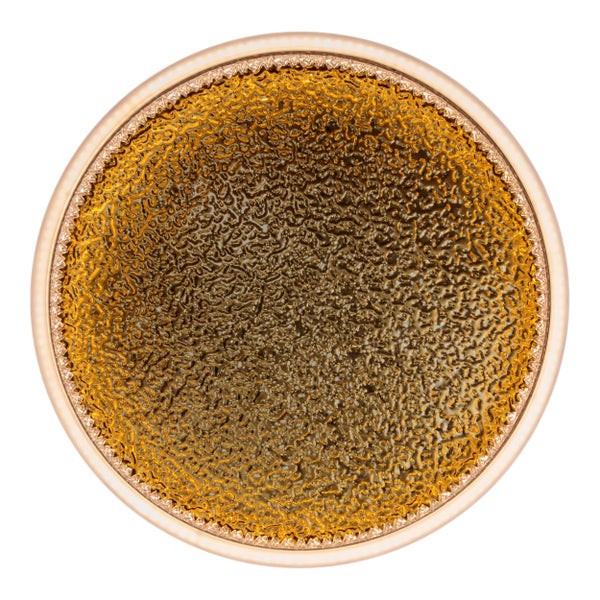 Dekorative runde Wandleuchte mit unebener Oberfläche