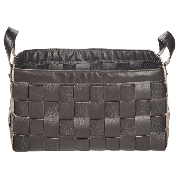 Aufbewahrungskorb aus geflochtenem Material mit Griffen