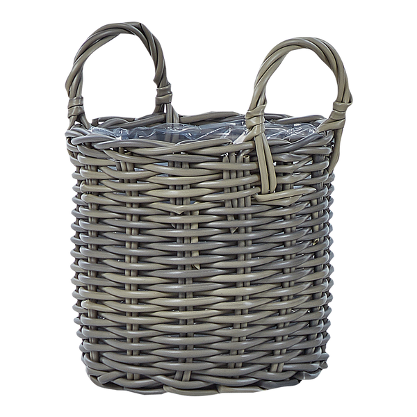 Korb Pflanzgefäß mit Griffen