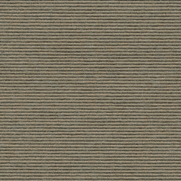 Gerippter Teppichboden aus Textilfasern mit horizontaler Struktur.