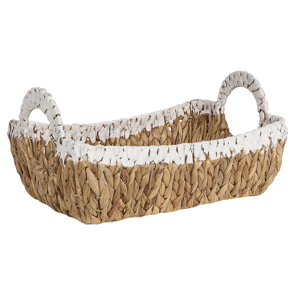 Geflochtener Korb mit Griffen