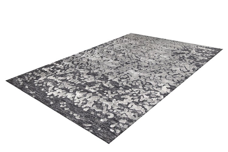 Kurzflor Teppich Amiria Braun / Natural Modern 120 x 180 cm