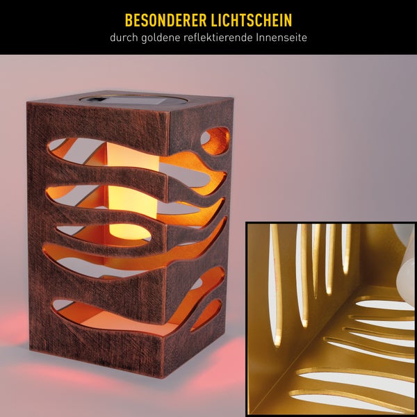 Dekorative Lampe mit Schlitzdesign für stimmungsvolle Beleuchtung