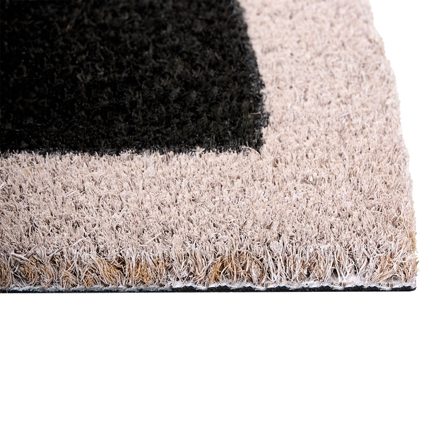 Detailaufnahme einer Fußmatte mit Muster
