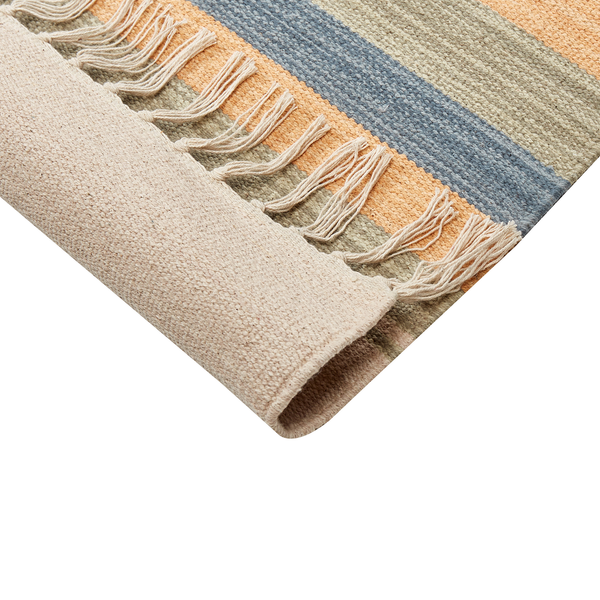 Teppich APARAN Beige 200 x 300 cm Baumwolle Kelim