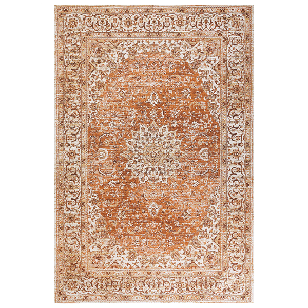 Teppich HAYAT Orange 200 x 300 cm Baumwolle