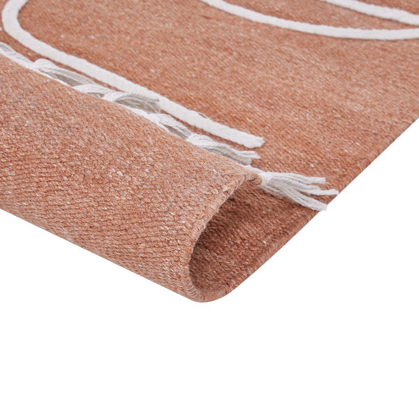 Outdoorteppich YAVU Hellrot 140 x 200 cm