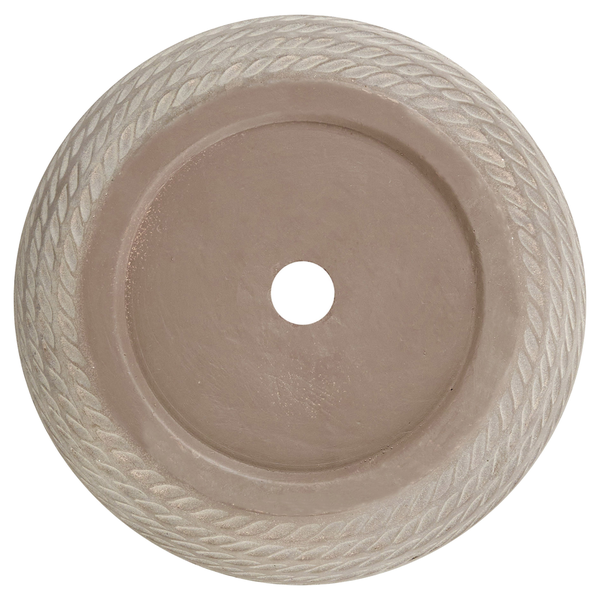 Blumenkübel LIVADIA Stein 27 cm Taupe