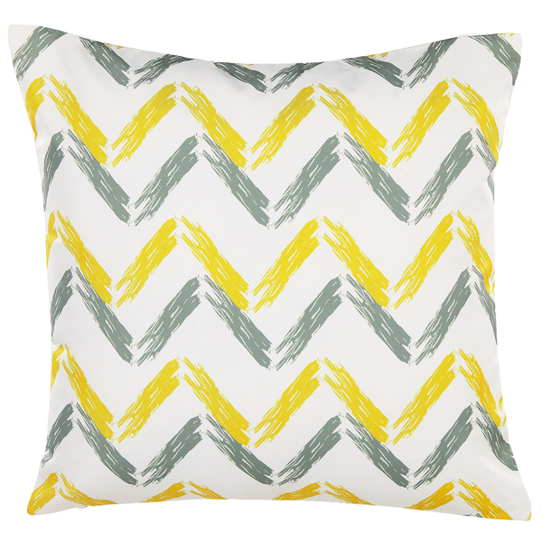 Gartenkissen 2er Set AFFILE ZickZack-Muster 45 x 45 cm Bunt