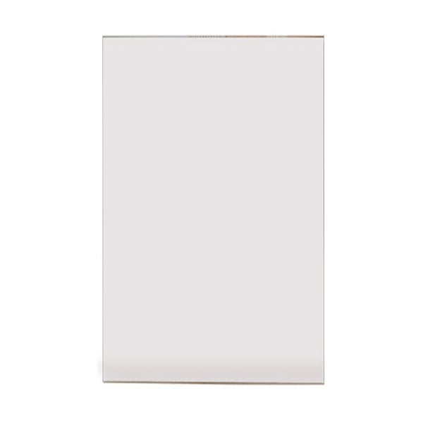 Rechteckige, transparente Scheibe aus Glas oder Kunststoff.