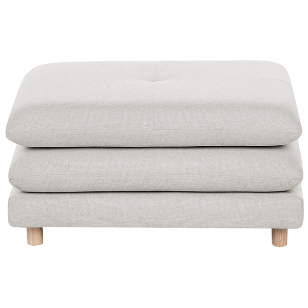 Ottomane HEDEN Stoff Beige